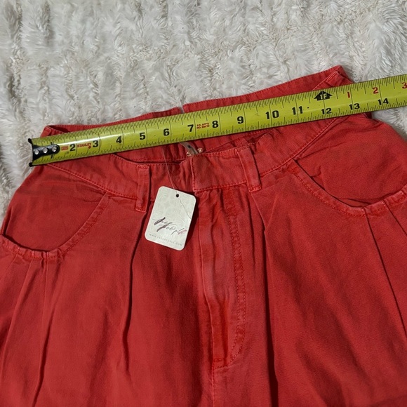 NWT FREE PEOPLE Sweet Talk Chino Cropped Pants - Picture 15 of 16